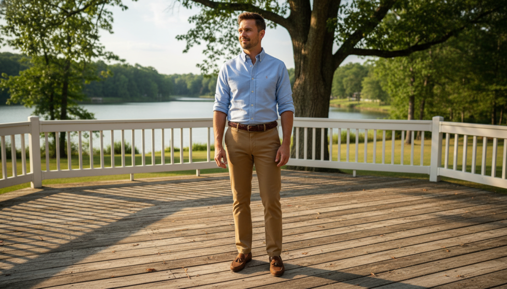 20 Brown Pants Outfit Ideas for Men 9 image 381