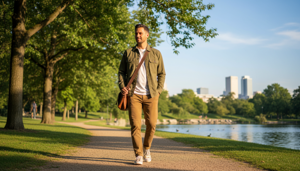 20 Brown Pants Outfit Ideas for Men 6 image 387