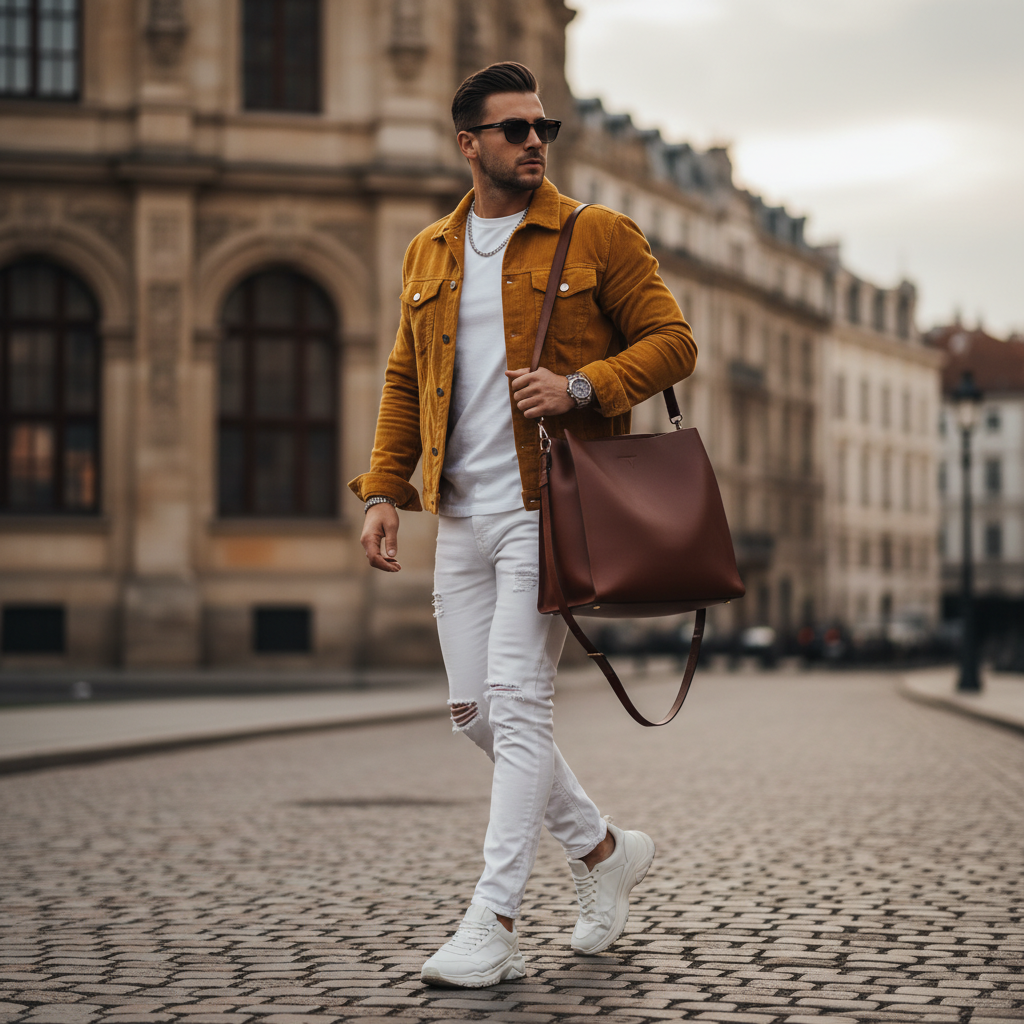 25 White T-Shirt Outfit Ideas for Men 26 image 868