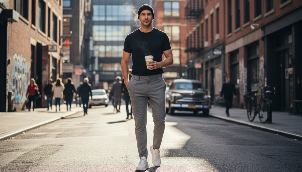 22 Black T-Shirt Outfit Ideas for Men 20 image 896