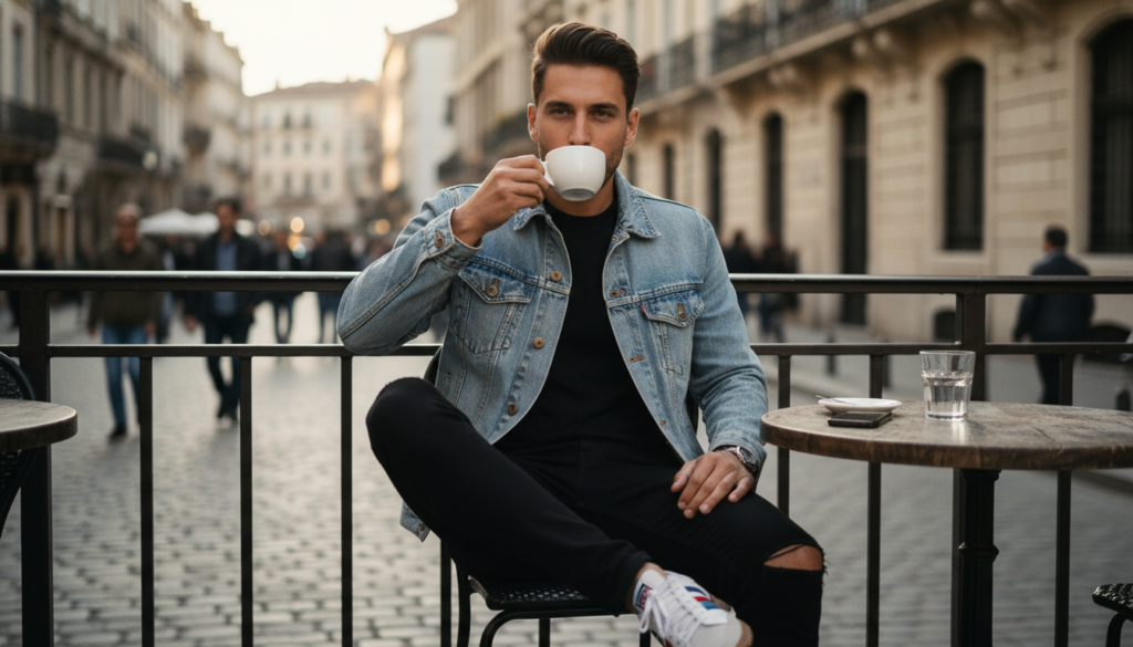 22 Black T-Shirt Outfit Ideas for Men 11 image 897