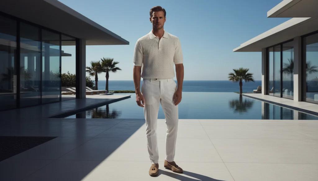24 Cool White Pants Outfits for Men 5 image 98