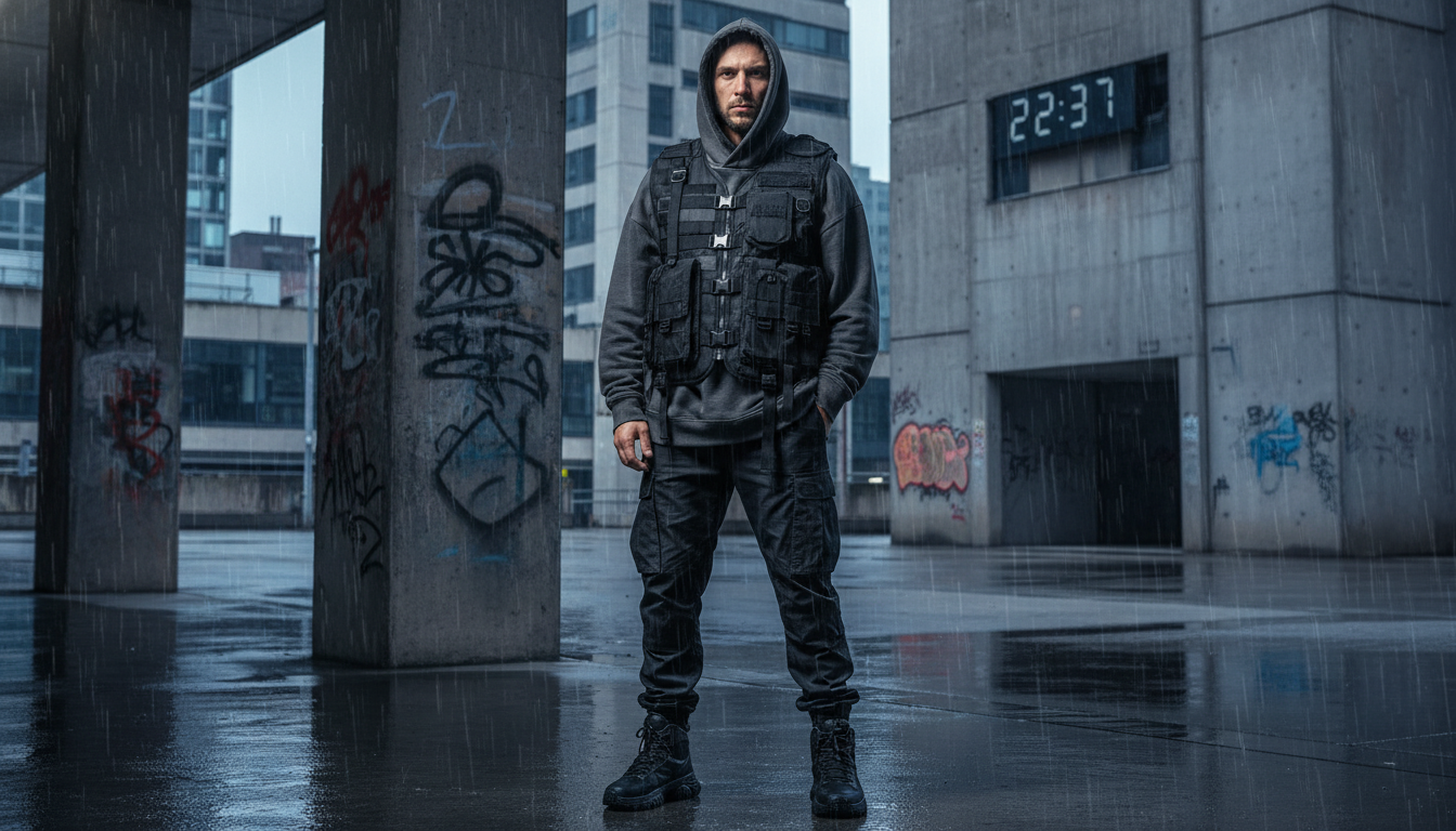 Right-click to download tactical techwear vest