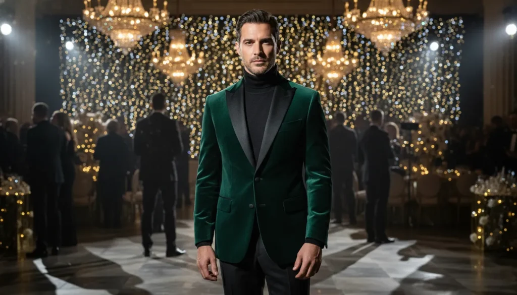 Right-click to download velvet dinner jacket