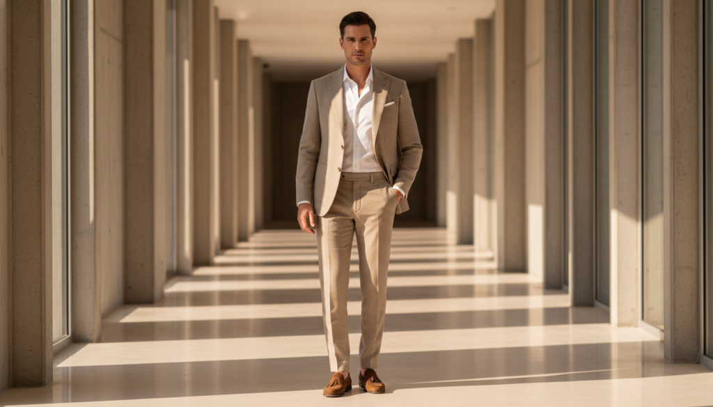 21 Beige Outfit Ideas for Men 2 image 1