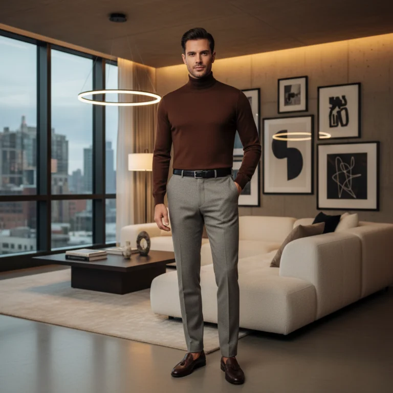 brown outfit ideas for men
