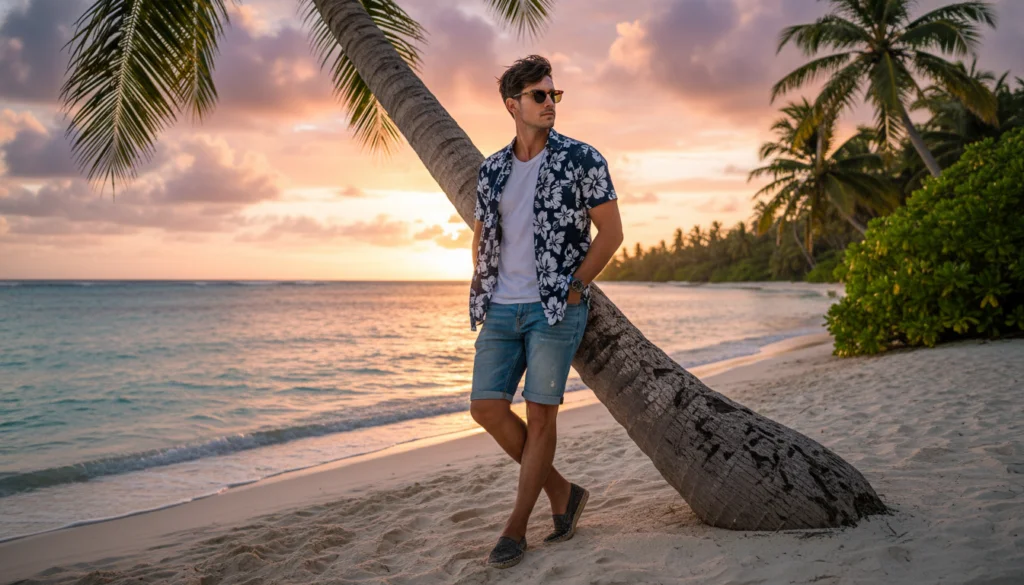21 Tropical Vacation Outfits for Men 3 image 905