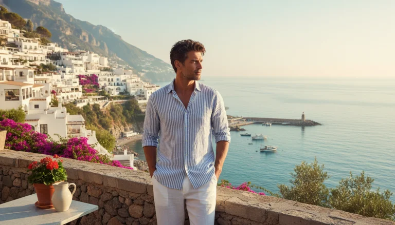 tropical vacation outfits for men