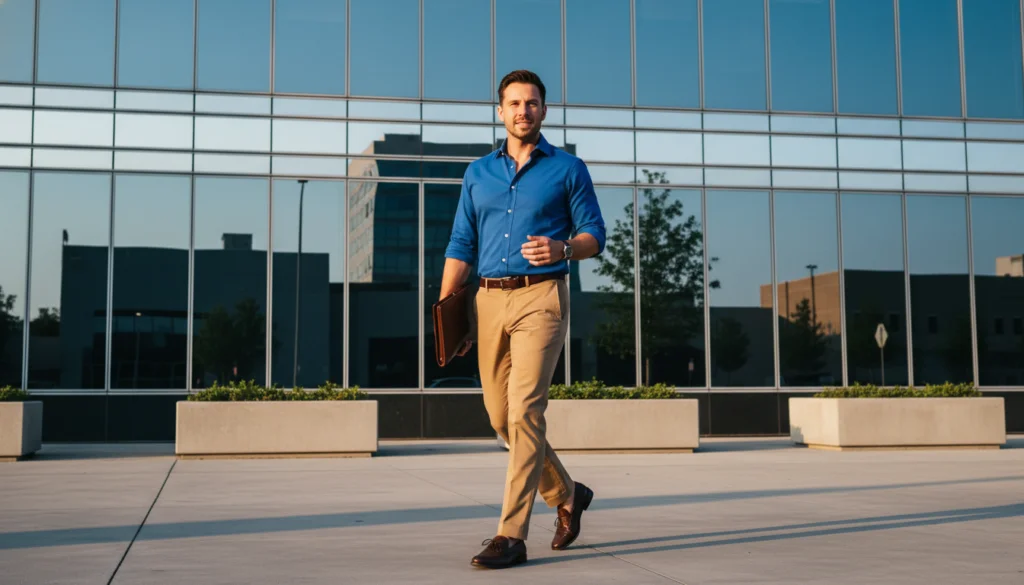 24 Blue Shirt Matching Pants Ideas 23 image 165