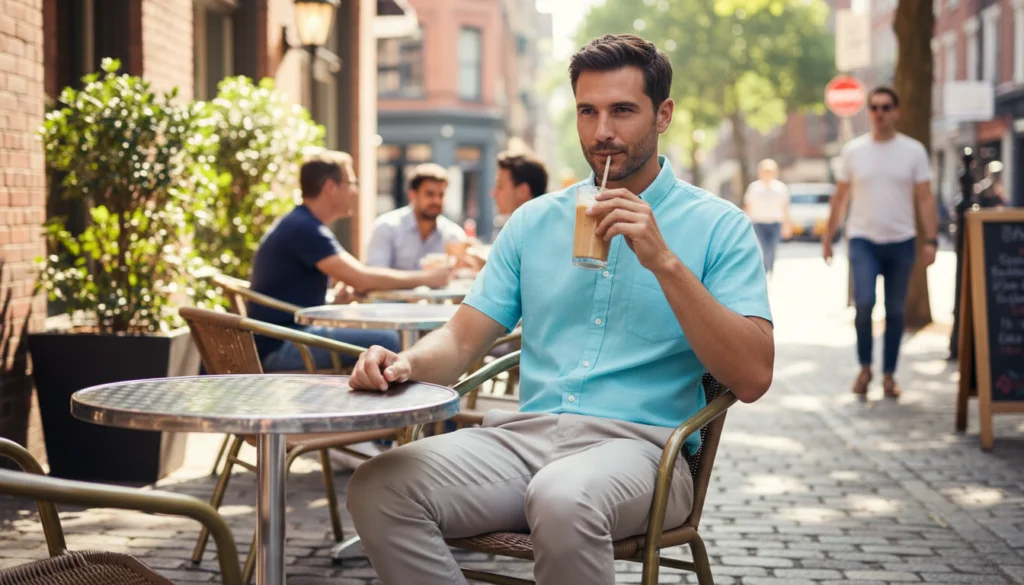 24 Blue Shirt Matching Pants Ideas 19 image 173