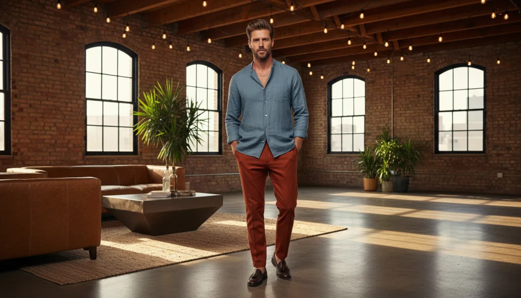 24 Blue Shirt Matching Pants Ideas 20 image 175