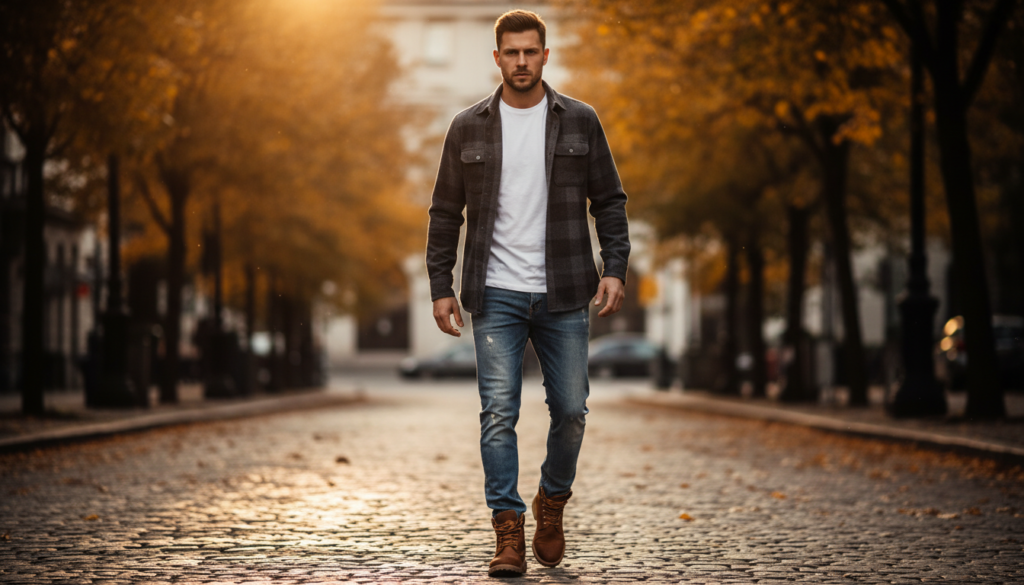 21 Grey Shirt Outfit Combinations for Men 4 image 189