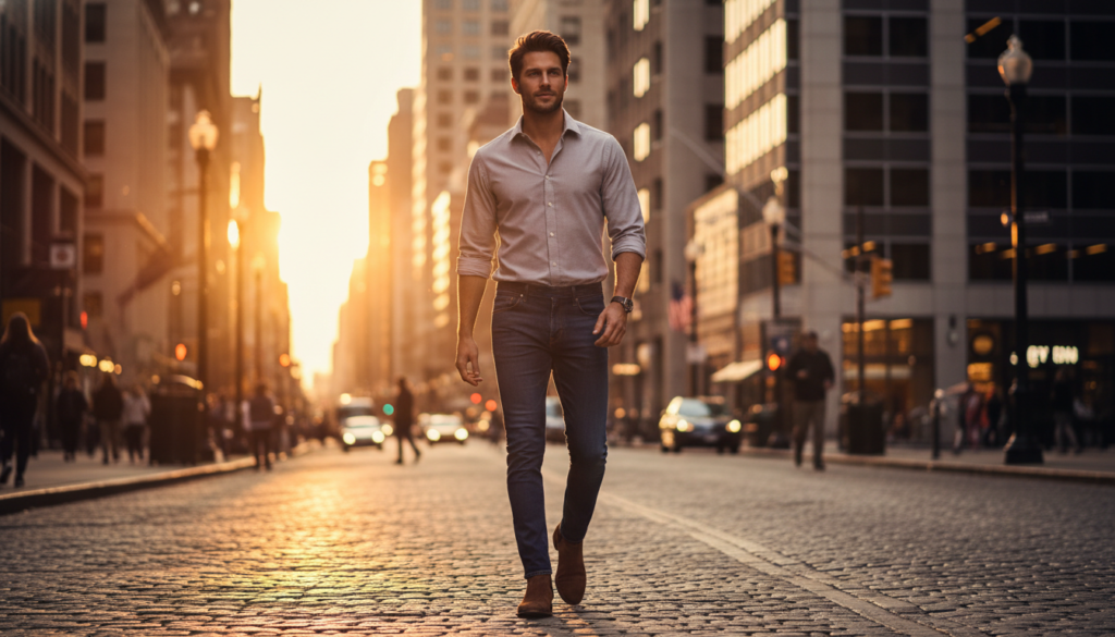 21 Grey Shirt Outfit Combinations for Men 2 image 190