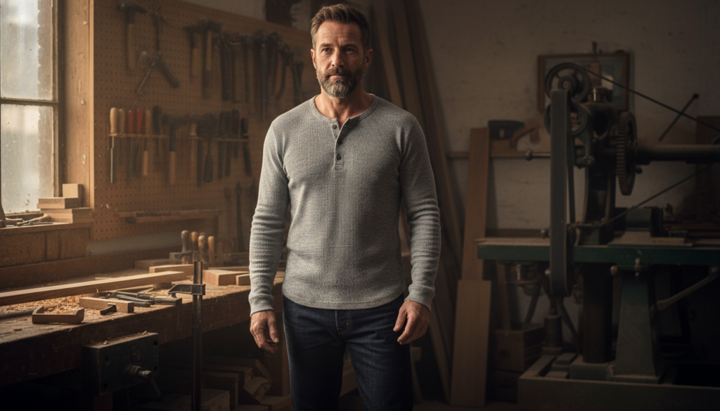 21 Grey Shirt Outfit Combinations for Men 12 image 196