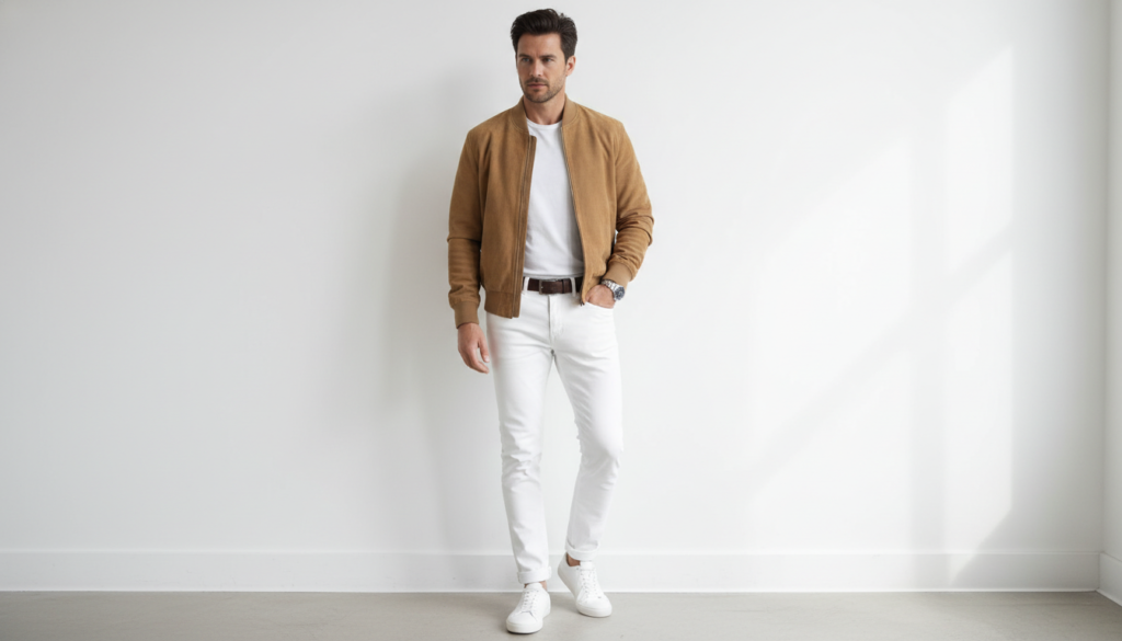 25 Men Outfit Ideas with White Sneakers 22 image 232
