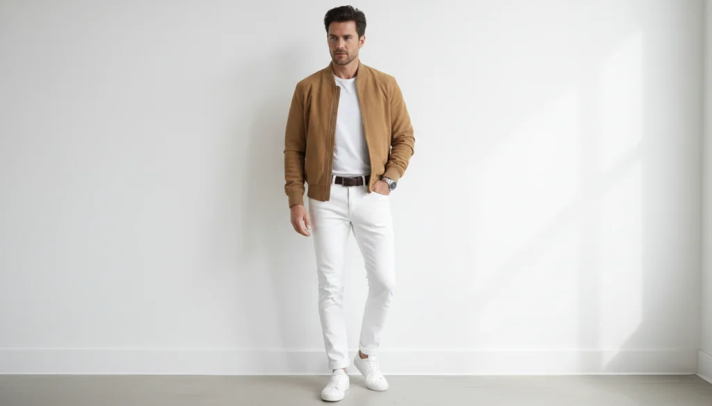25 Men Outfit Ideas with White Sneakers 22 image 232
