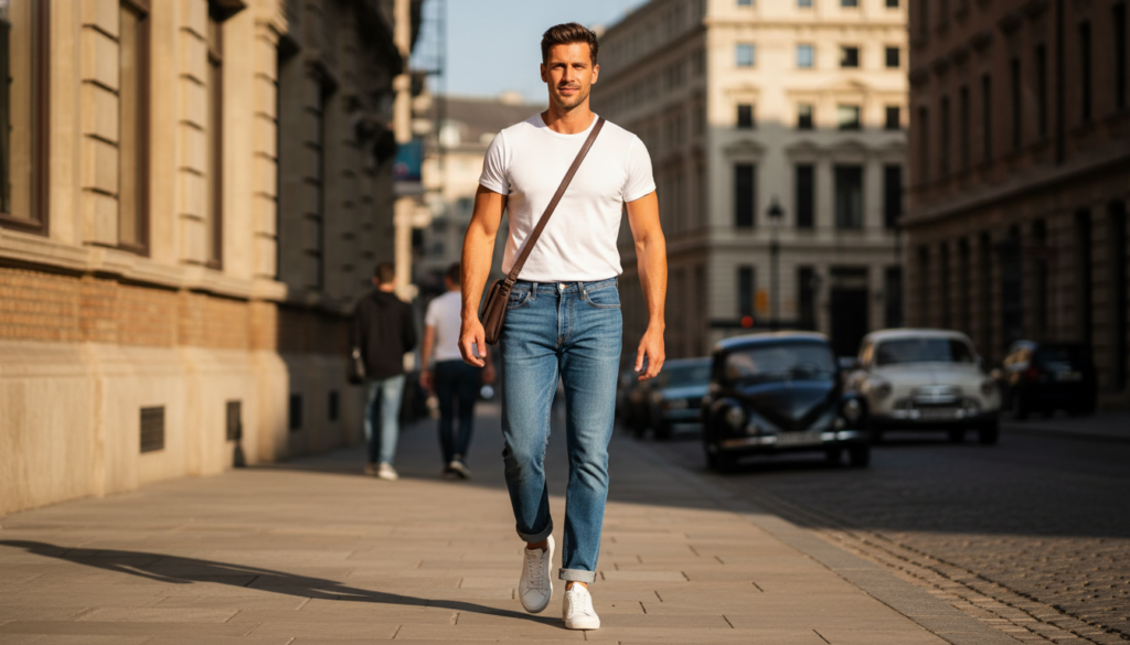 25 Men Outfit Ideas with White Sneakers 2 image 233