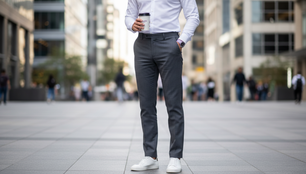 25 Men Outfit Ideas with White Sneakers 8 image 235