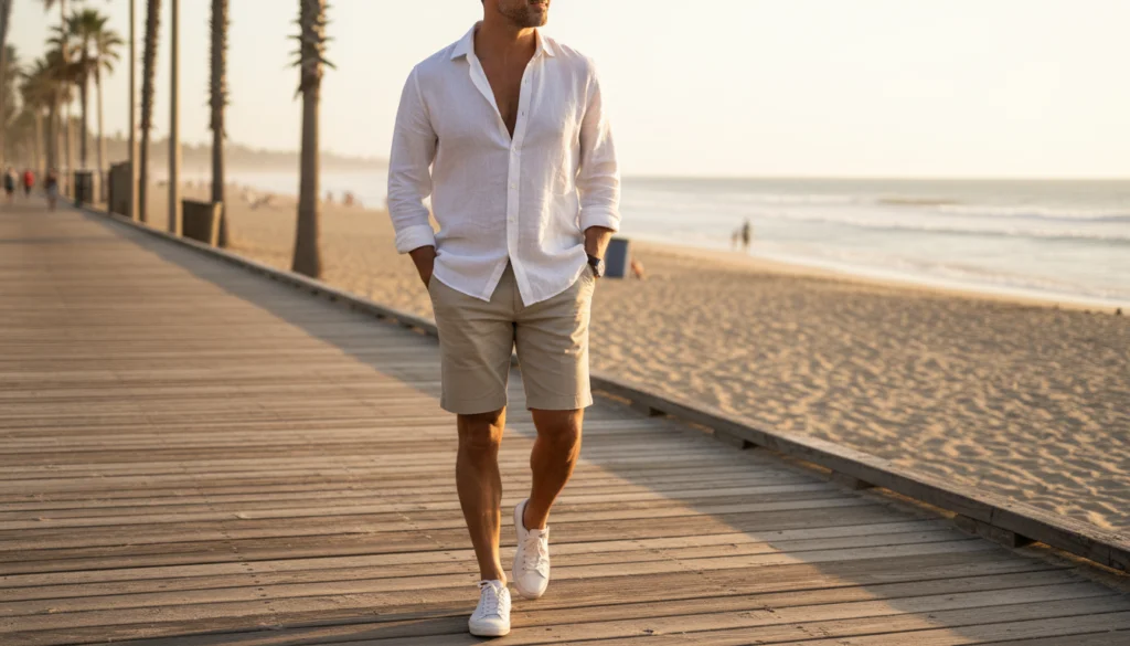 25 Men Outfit Ideas with White Sneakers 7 image 238