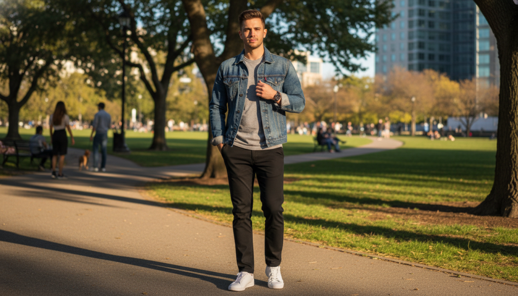 25 Men Outfit Ideas with White Sneakers 9 image 244