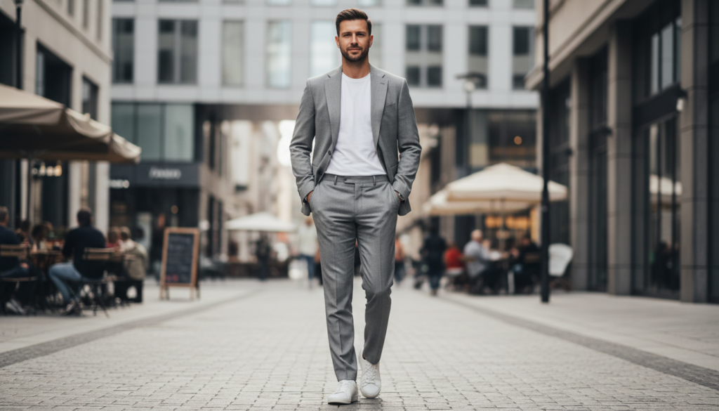 25 Men Outfit Ideas with White Sneakers 5 image 249
