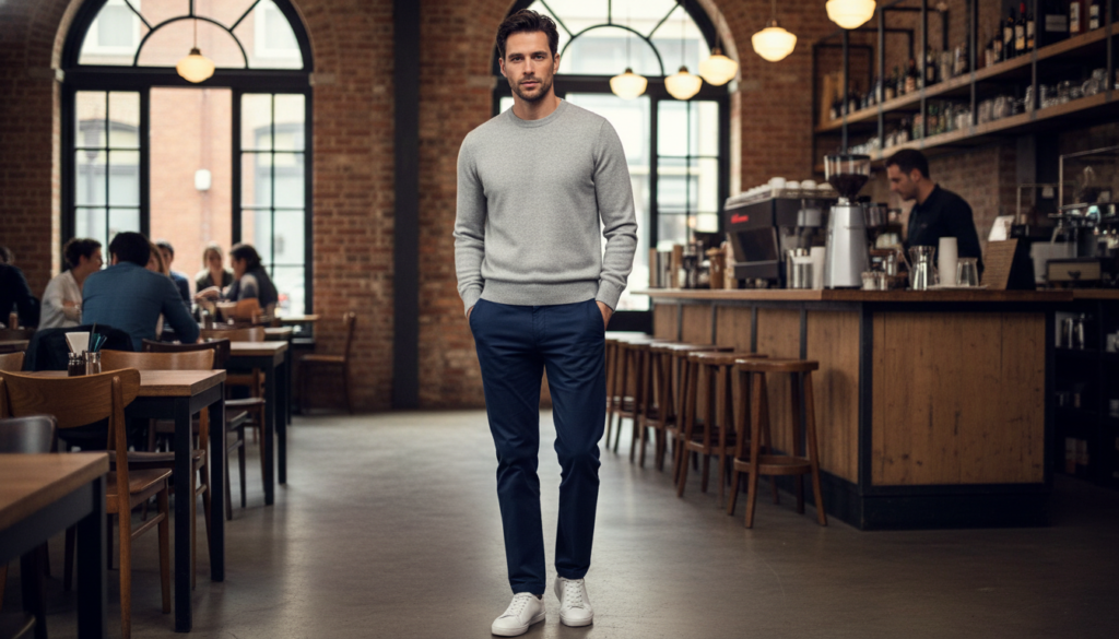 25 Men Outfit Ideas with White Sneakers 3 image 252