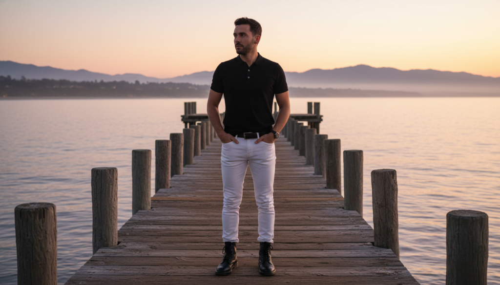 20 Men Outfit Ideas with Black Boots 16 image 261