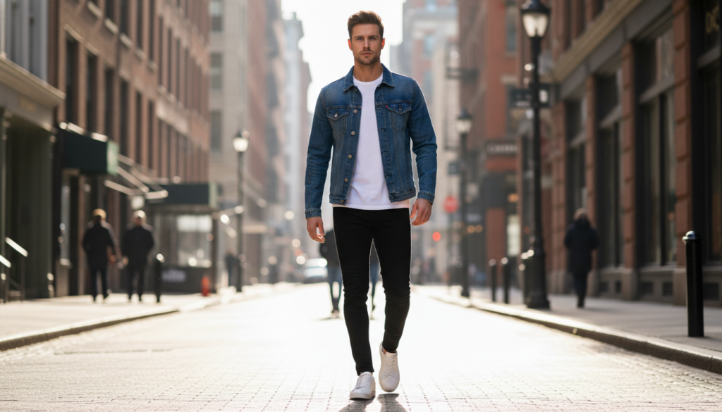 24 Men Outfit Ideas with Denim Jacket 2 image 277