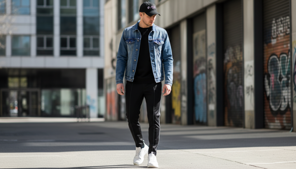 24 Men Outfit Ideas with Denim Jacket 10 image 279