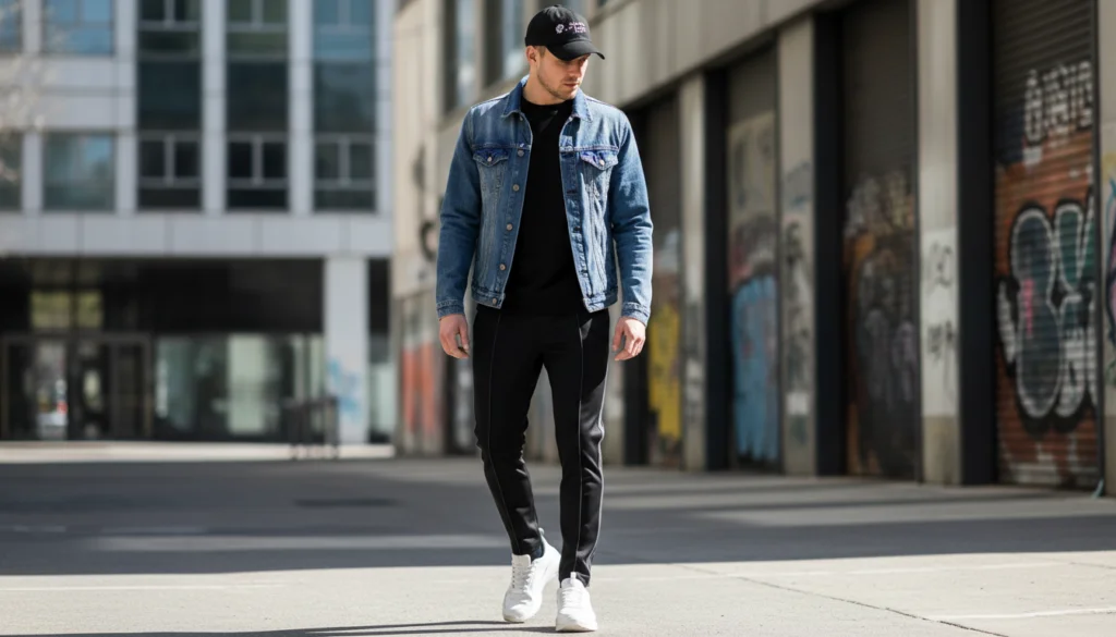 24 Men Outfit Ideas with Denim Jacket 10 image 279