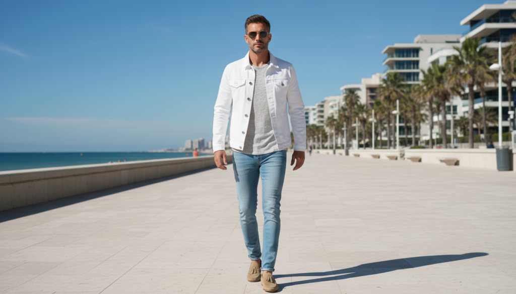 24 Men Outfit Ideas with Denim Jacket 18 image 280