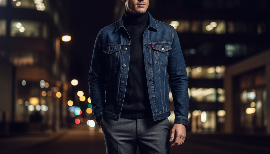24 Men Outfit Ideas with Denim Jacket 5 image 283