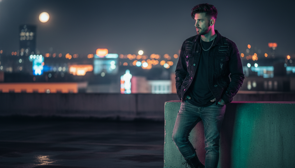 24 Men Outfit Ideas with Denim Jacket 15 image 284
