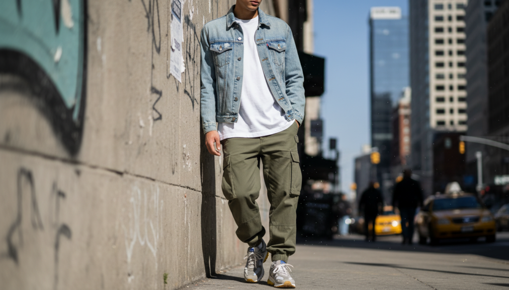 24 Men Outfit Ideas with Denim Jacket 16 image 285