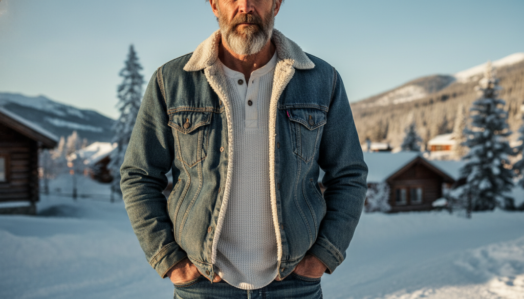 24 Men Outfit Ideas with Denim Jacket 19 image 288