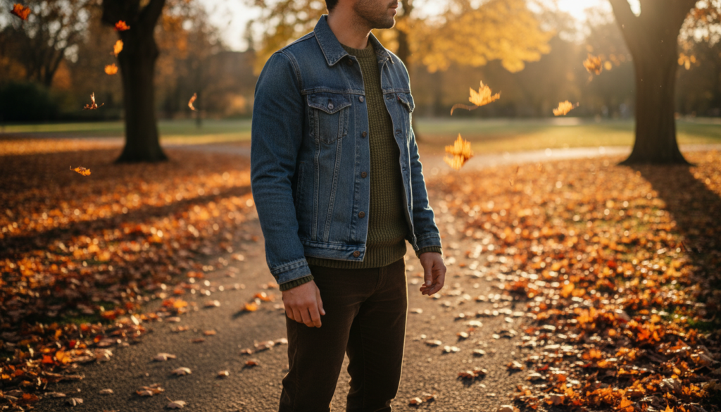 24 Men Outfit Ideas with Denim Jacket 14 image 291