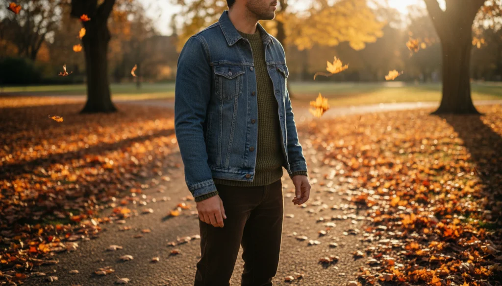 24 Men Outfit Ideas with Denim Jacket 14 image 291