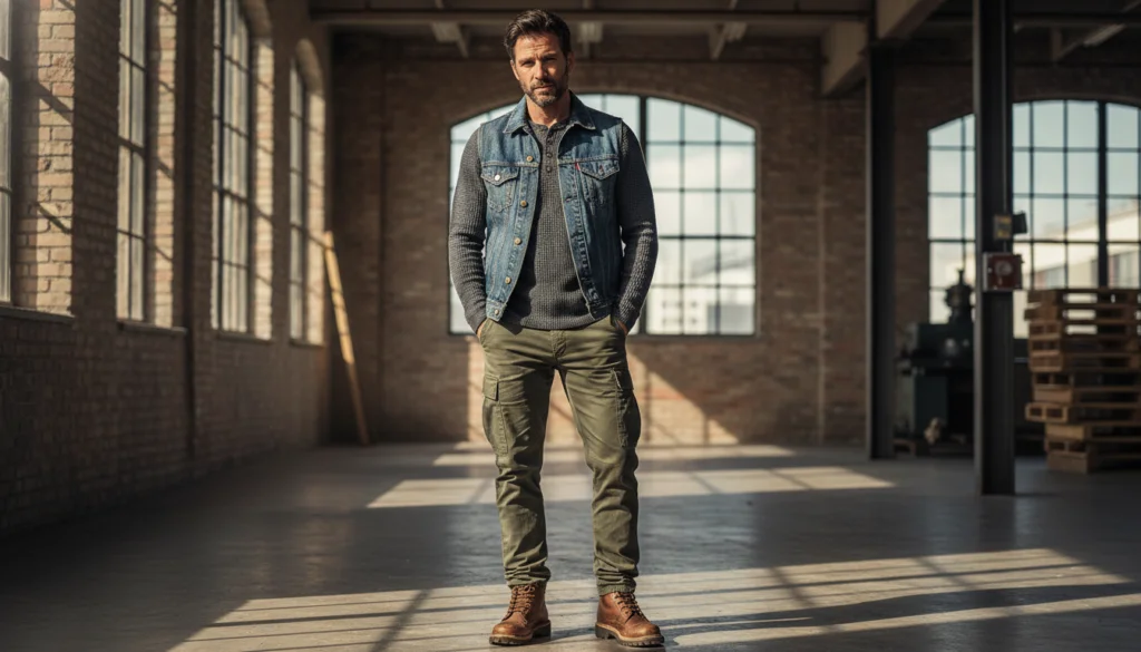 24 Men Outfit Ideas with Denim Jacket 23 image 293