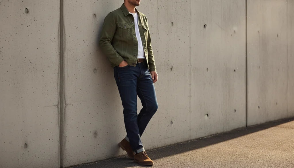 24 Men Outfit Ideas with Denim Jacket 25 image 295