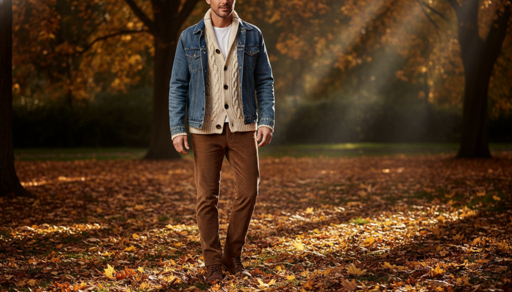 24 Men Outfit Ideas with Denim Jacket 22 image 296