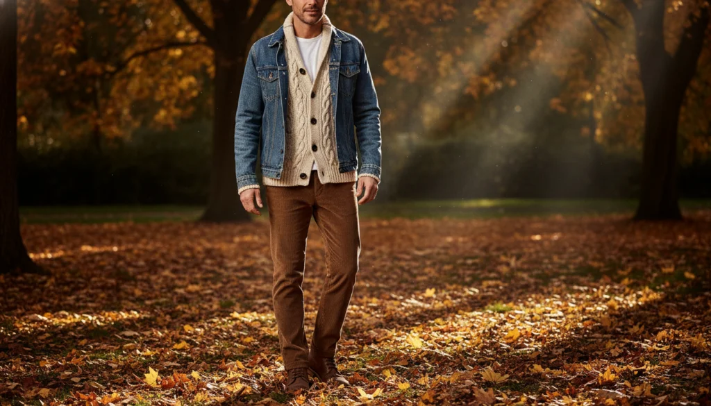 24 Men Outfit Ideas with Denim Jacket 22 image 296