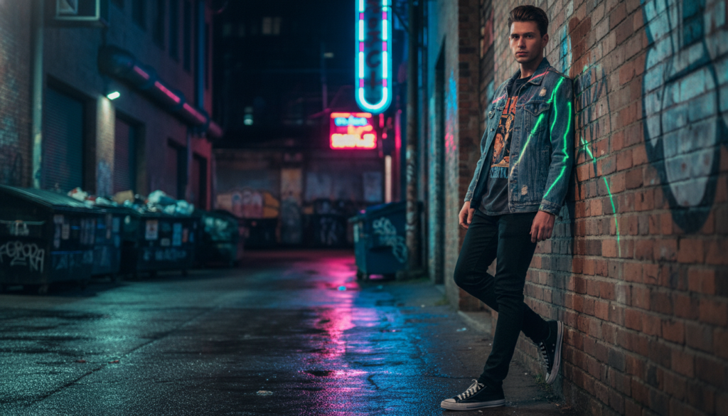 24 Men Outfit Ideas with Denim Jacket 8 image 319