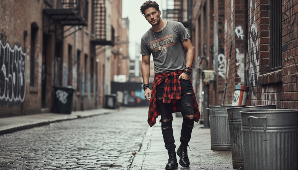20 Men Outfit Ideas with Flannel Shirt 2 image 330