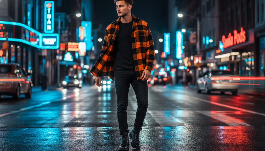 20 Men Outfit Ideas with Flannel Shirt 7 image 337
