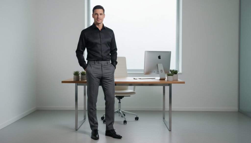 25 Black Shirt Combination Ideas for Men 3 image 80