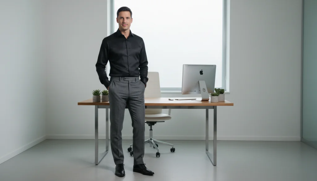 25 Black Shirt Combination Ideas for Men 3 image 80
