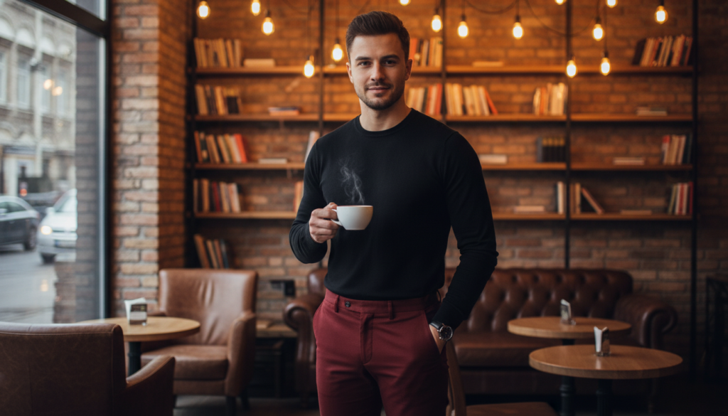 25 Black Shirt Combination Ideas for Men 10 image 82