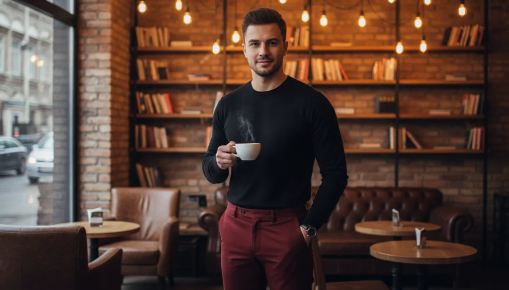 25 Black Shirt Combination Ideas for Men 10 image 82