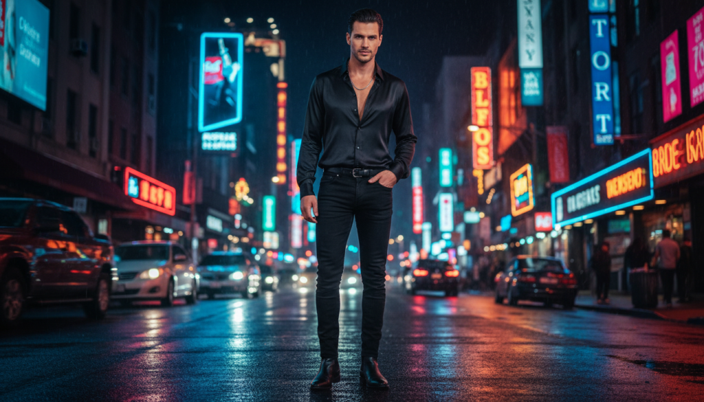 25 Black Shirt Combination Ideas for Men 5 image 92