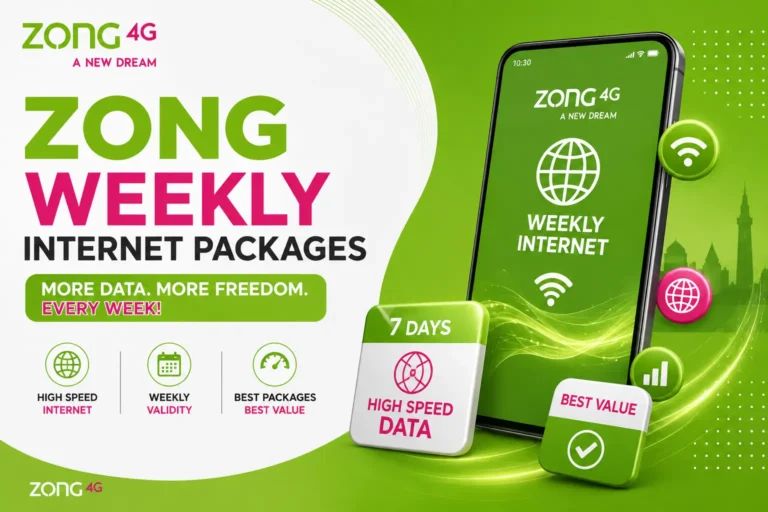 Zong Weekly Internet Packages